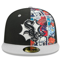 Chicago White Sox New Era 2025 MLB Diamond Hero Edition 59FIFTY Fitted Hat - Black/Gray Hats