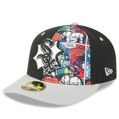 Chicago White Sox New Era 2025 MLB Diamond Hero Edition Low Profile 59FIFTY Fitted Hat - Black/Gray Hats