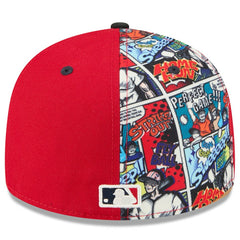 Cincinnati Reds New Era 2025 MLB Diamond Hero Edition Low Profile 59FIFTY Fitted Hat - Red/Black Hats