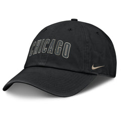 Chicago Cubs Nike Camo Pack Club Adjustable Hat - Black Hats