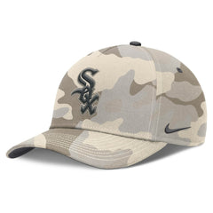 Chicago White Sox Nike Camo Pack Rise Adjustable Hat - Natural Hats