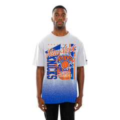 New York Knicks Injection Sport Classics T-Shirt White - New Era