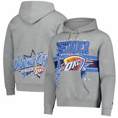 Oklahoma City Thunder Injection Sport Classics Fleece Hoodie Heather Gray - New Era