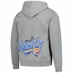 Oklahoma City Thunder Injection Sport Classics Fleece Hoodie Heather Gray - New Era