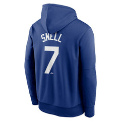 Blake Snell Los Angeles Dodgers Nike Player Name & Number Hoodie - Blue Hoodies