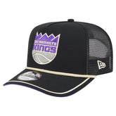 Sacramento Kings Vintage Team Rope A-Frame 9FIFTY Snapback Hat Black - New Era