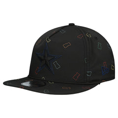 Dallas Cowboys New Era Gummy Golfer Snapback Hat - Black Hats
