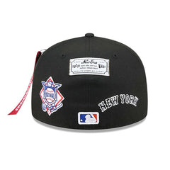 New York Mets New Era x Alpha Industries 59FIFTY Fitted Hat - Black Hats