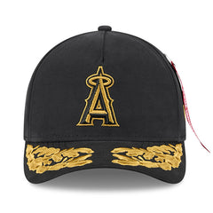 Los Angeles Angels New Era x Alpha Industries A-Frame 9FORTY Adjustable Hat - Black Hats