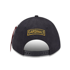 St. Louis Cardinals New Era x Alpha Industries A-Frame 9FORTY Adjustable Hat - Black Hats