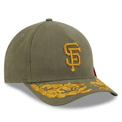 San Francisco Giants New Era x Alpha Industries A-Frame 9FORTY Adjustable Hat - Olive Hats