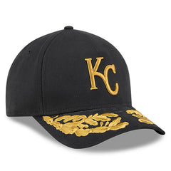Kansas City Royals New Era x Alpha Industries A-Frame 9FORTY Adjustable Hat - Black Hats