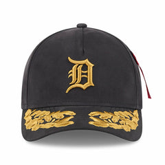 Detroit Tigers New Era x Alpha Industries A-Frame 9FORTY Adjustable Hat - Black Hats