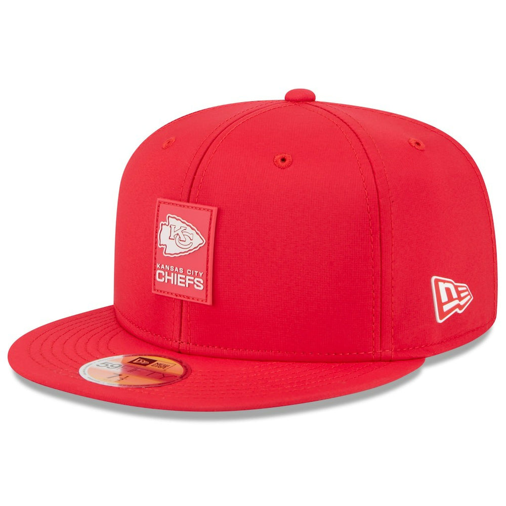 Kansas City Chiefs New Era 2025 Sideline 59FIFTY Fitted Hat - Red Hats