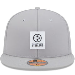 Pittsburgh Steelers New Era 2025 Sideline 59FIFTY Fitted Hat - Gray Hats