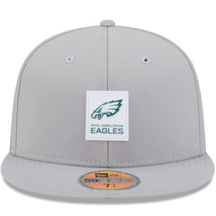 Philadelphia Eagles New Era 2025 Sideline 59FIFTY Fitted Hat - Gray Hats