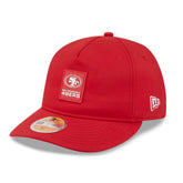 San Francisco 49ers New Era 2025 Sideline Retro Crown 59FIFTY Fitted Hat - Scarlet Hats