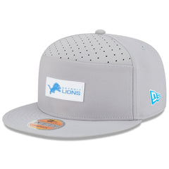 Detroit Lions New Era 2025 Sideline Split Panel 9FIFTY Snapback Hat - Gray Hats