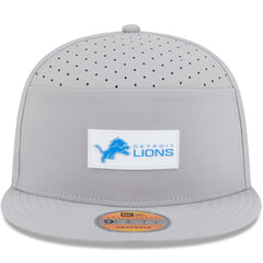 Detroit Lions New Era 2025 Sideline Split Panel 9FIFTY Snapback Hat - Gray Hats