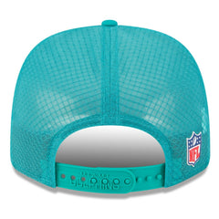 Miami Dolphins New Era 2025 Sideline Throwback 9SEVENTY Trucker Adjustable Hat - Aqua Hats