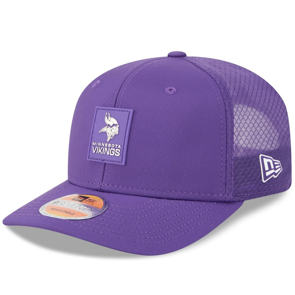 Minnesota Vikings New Era 2025 Sideline 9SEVENTY Trucker Adjustable Hat - Purple Hats