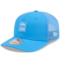 Los Angeles Chargers New Era 2025 Sideline 9SEVENTY Trucker Adjustable Hat - Powder Blue Hats