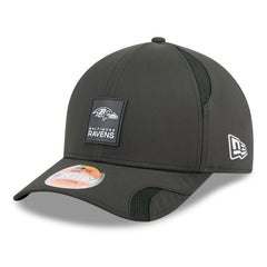 Baltimore Ravens New Era 2025 Sideline M-Crown 9FORTY Adjustable Hat - Black Hats
