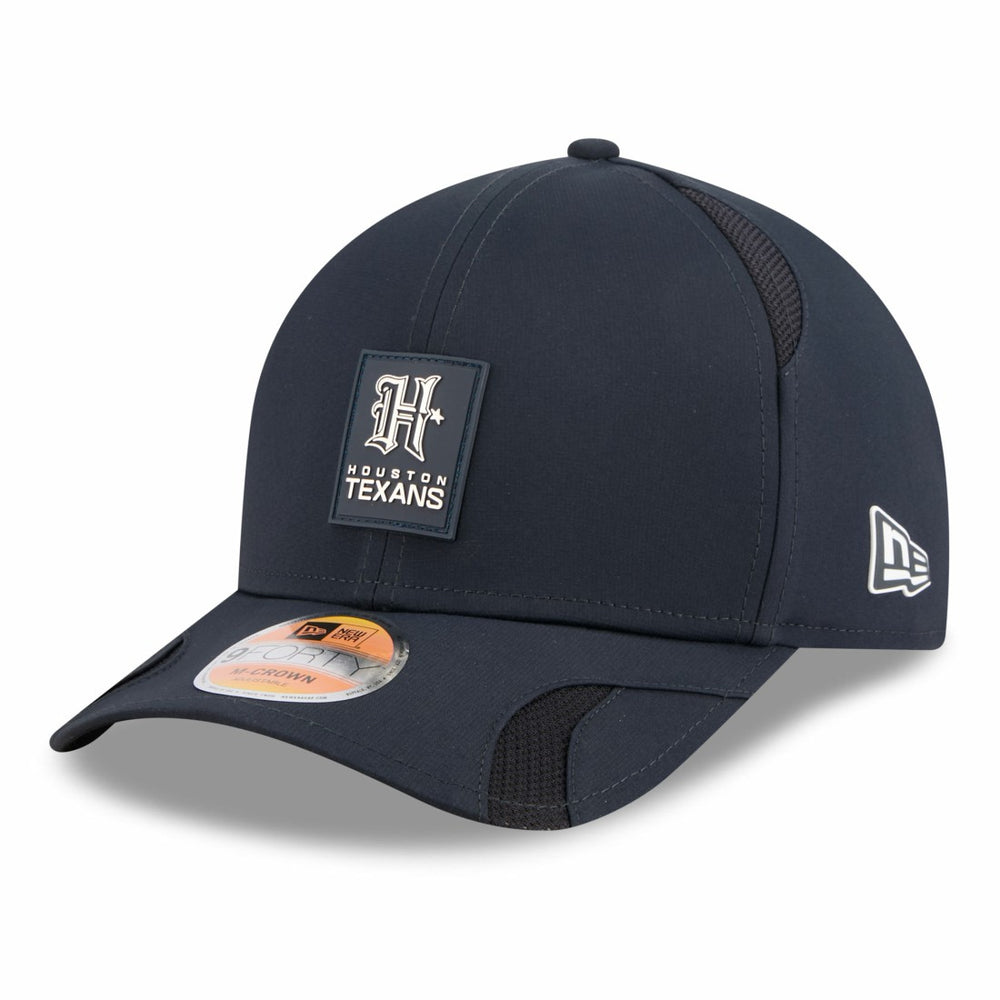 Houston Texans New Era 2025 Sideline H-Town M-Crown 9FORTY Adjustable Hat - Navy Hats