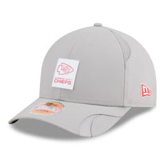 Kansas City Chiefs New Era 2025 Sideline M-Crown 9FORTY Adjustable Hat - Gray Hats