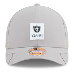 Las Vegas Raiders New Era 2025 Sideline M-Crown 9FORTY Adjustable Hat - Gray Hats