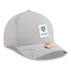 Las Vegas Raiders New Era 2025 Sideline M-Crown 9FORTY Adjustable Hat - Gray Hats
