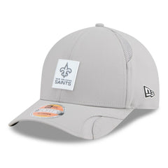 New Orleans Saints New Era 2025 Sideline M-Crown 9FORTY Adjustable Hat - Gray Hats
