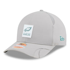 Philadelphia Eagles New Era 2025 Sideline M-Crown 9FORTY Adjustable Hat - Gray Hats