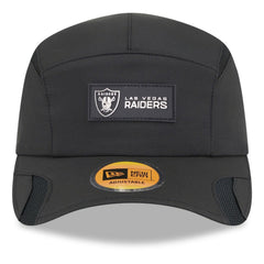Las Vegas Raiders New Era 2025 Sideline Runner Adjustable Hat - Black Hats