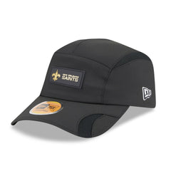 New Orleans Saints New Era 2025 Sideline Runner Adjustable Hat - Black Hats