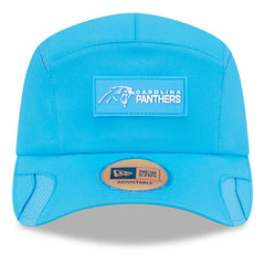 Carolina Panthers New Era 2025 Sideline Runner Adjustable Hat - Blue Hats