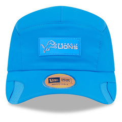Detroit Lions New Era 2025 Sideline Runner Adjustable Hat - Blue Hats