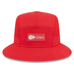 Kansas City Chiefs New Era 2025 Sideline Bucket Hat - Red Hats