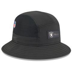 Las Vegas Raiders New Era 2025 Sideline Bucket Hat - Black Hats