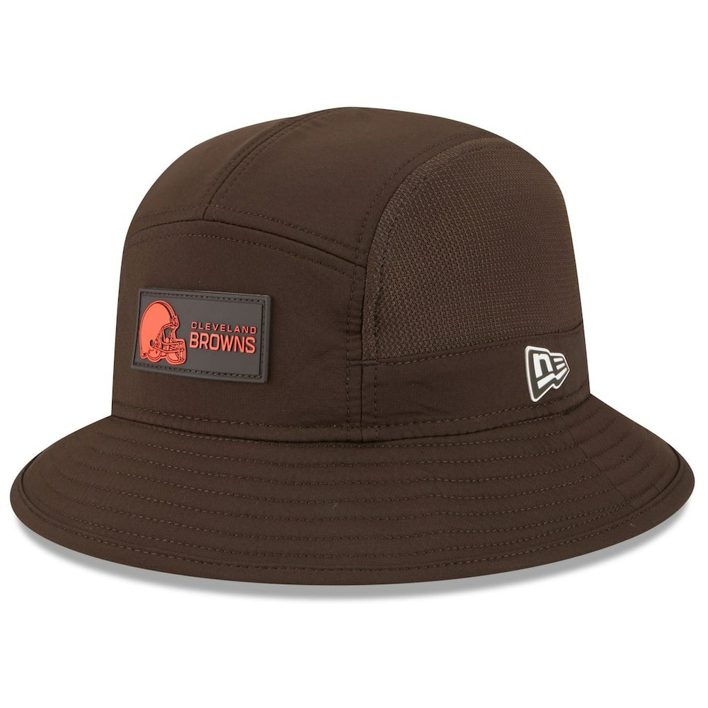 Cleveland Browns New Era 2025 Sideline Bucket Hat - Brown Hats