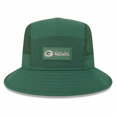 Green Bay Packers New Era 2025 Sideline Bucket Hat - Green Hats