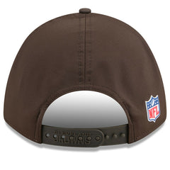 Cleveland Browns New Era Youth 2025 Sideline 9FORTY Adjustable Hat - Brown Hats