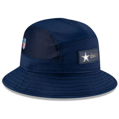 Dallas Cowboys New Era 2025 Sideline Bucket Hat - Navy Hats
