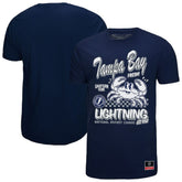 Tampa Bay Lightning Mitchell & Ness Local Food T-Shirt - Navy | US 202629811