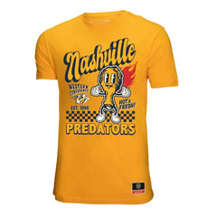 Nashville Predators Mitchell & Ness Local Food T-Shirt - Gold | US 202629817