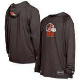 Cleveland Browns New Era Functional Fandom Hoodie - Brown Hoodies