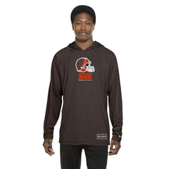 Cleveland Browns New Era Functional Fandom Hoodie - Brown Hoodies