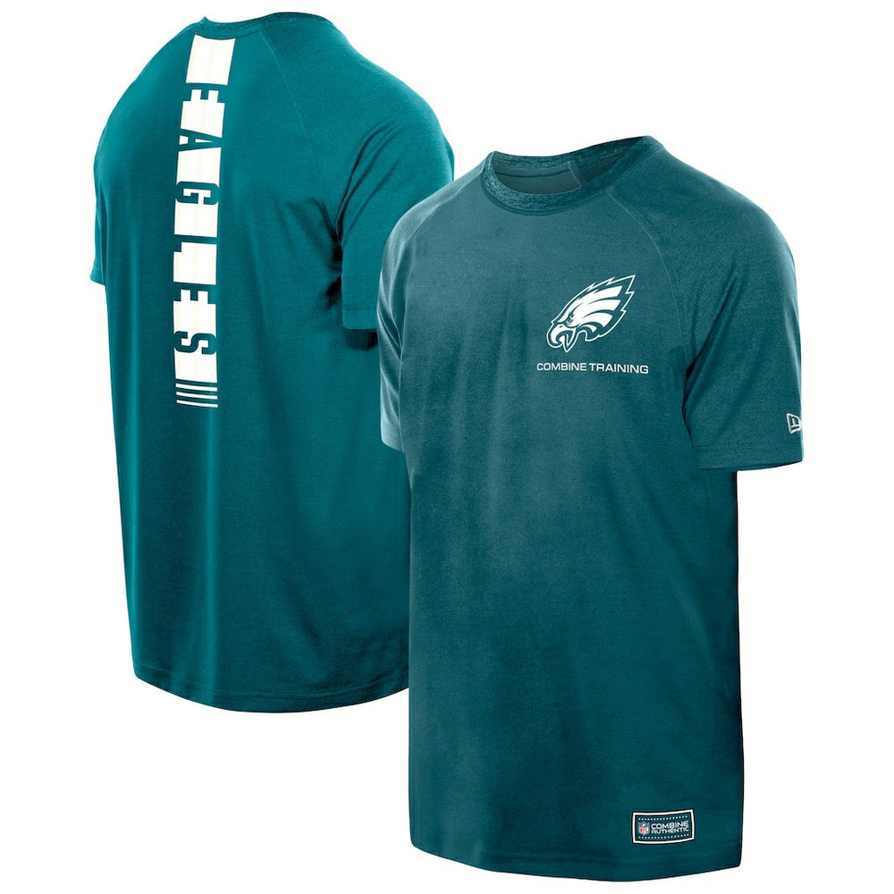 Philadelphia Eagles New Era Functional Fandom Reflective T-Shirt - Midnight Green T-shirts