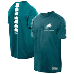 Philadelphia Eagles New Era Functional Fandom Reflective T-Shirt - Midnight Green T-shirts