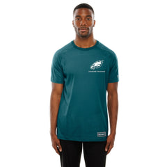 Philadelphia Eagles New Era Functional Fandom Reflective T-Shirt - Midnight Green T-shirts